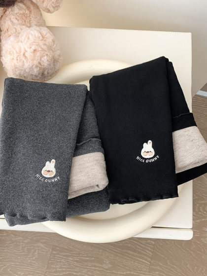 女童蚕丝棉裤冬季外穿大儿童双层夹棉加厚打底裤宝宝一条过冬裤子