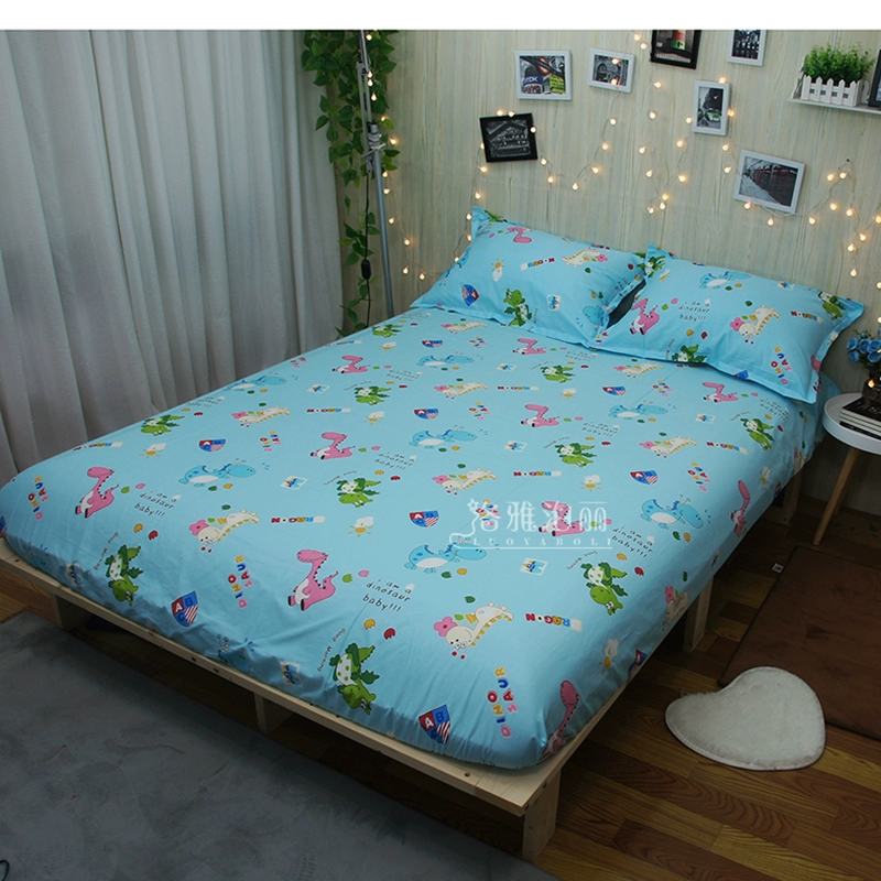 giường Cartoon bông Li mảnh bông không trượt bedspread trẻ em giấc mơ nghĩ tatami mat kích thước tùy chỉnh nệm bìa - Trang bị Covers Ga phủ giường