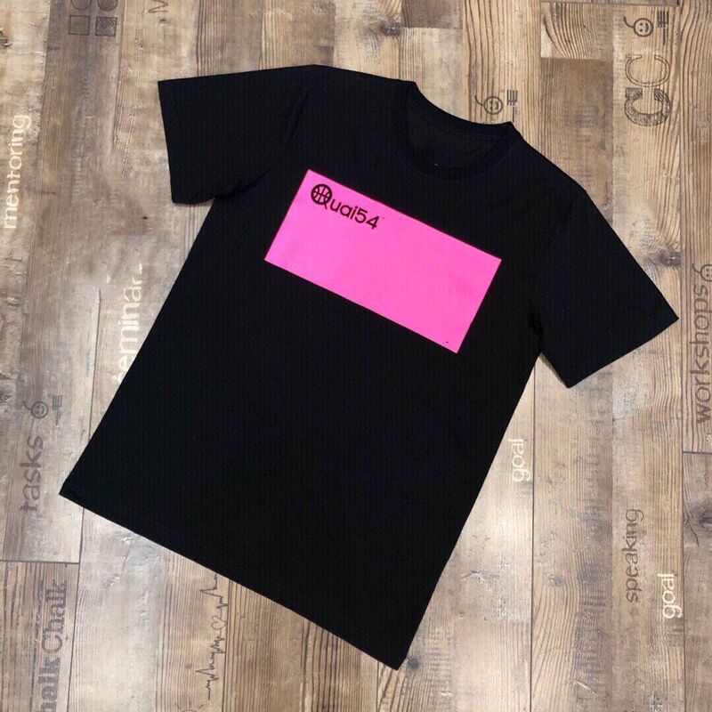2022 New Summer Men's Quai54 Paris Street Sports Basketball Casual Fashion Round Neck T-Shirt Short Sleeves