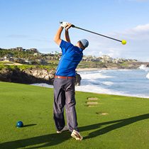 Golf Iron Head Swing Exercises Bar Trainer Posture Arm Force Percussion trainer Front Warm-up