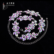 Odina Lei Belly Dance Waist Chain Practice Clothing Accessories Diamond Chain