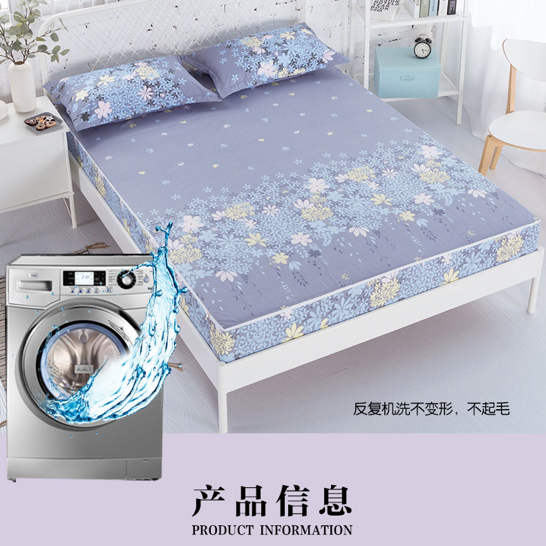 Mùa xuân nệm bảo vệ sáu bên túi chống thấm bông giường đặt Li mảnh fastener detachably thở spacer tiết niệu - Trang bị Covers Ga phủ giường Everon