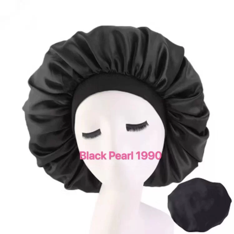 Шапка-ночь SATIN SPOT Sleep Cap Hair Night Bonnet большой атласный ночной чепчик для длинных волос