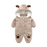 Демисезонный комбинезон для новорожденных для младенца, утепленный комплект для выхода на улицу, удерживающий тепло стеганый детский пуховик, популярно в интернете