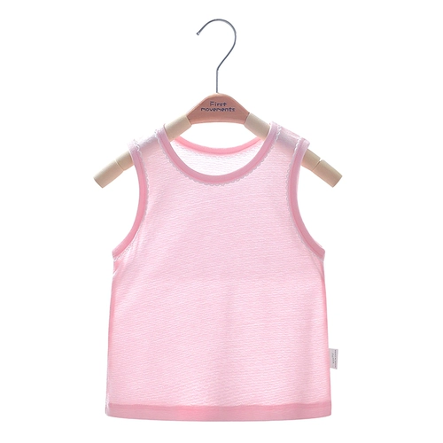 Детский бюстгальтер-топ для мальчиков, летняя тонкая футболка для раннего возраста для девочек без рукавов, эффект подтяжки, 0-1 лет