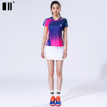 (Breathable) single and double number 2020 new badminton suit women suit quick-drying short-sleeved men badminton culottes women