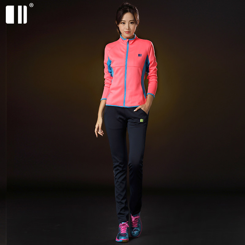 Single and double number autumn and winter new long-sleeved badminton suit men's and women's suits table tennis tennis sports jacket team uniform customization
