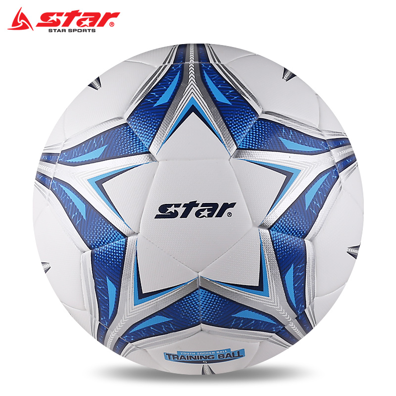 Star Star football No 5 training game with children's primary school No 4 hand-sewn wear-resistant leather foot SB515