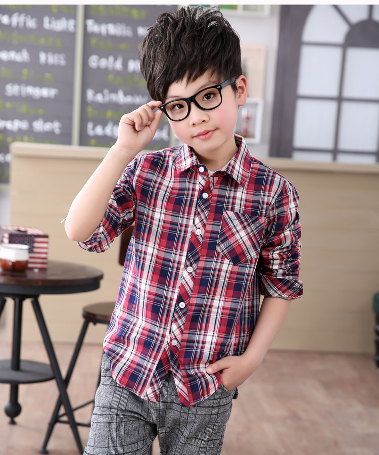 Chemise garcon à manche longue - Ref 2073233 Image 16