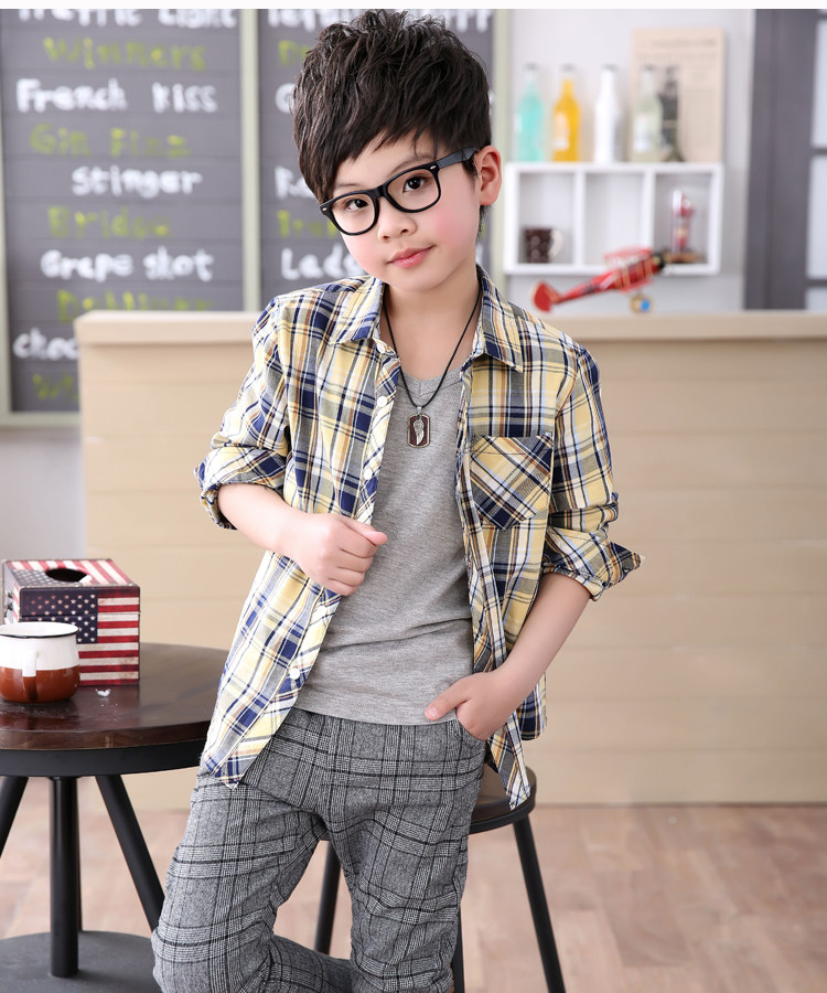 Chemise garcon à manche longue - Ref 2073233 Image 18