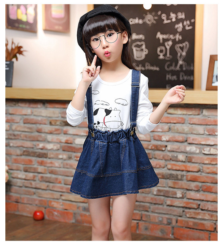 Jupe fillette en toile - Ref 2050182 Image 13