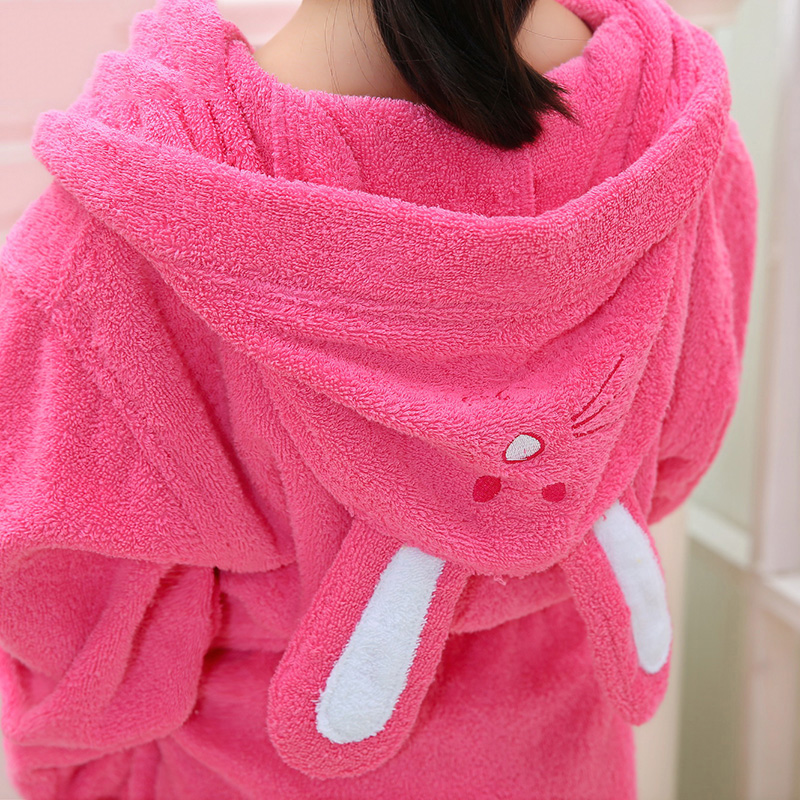 Children's bathrobe Cotton absorbent quick-drying hooded bath towel Autumn and winter baby swimming bathrobe thickened cape boy girl