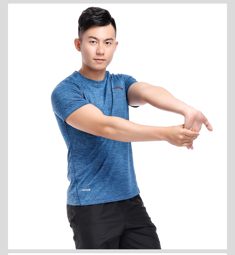 Áo thun nam tay ngắn Anta wicking 2018 mùa hè mới nhanh khô thoáng khí năng lượng T trang phục thể thao đích thực áo thun adidas nam cổ tròn