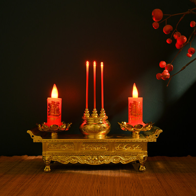 LED electric candle holders for Buddha lamps for lamps