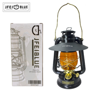 British JFEIBLUE retro traditional kerosene lamp camping lamp horse lamp outdoor portable lamp old-fashioned oil lamp military style
