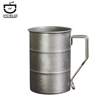 Japanese-style outdoor retro trend old style stainless steel frosted water cup drink beer non-Qingfang aoyoshi