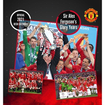 Spot] Official Manchester United Liverpool 2021 English original desk calendar fans surrounding Commemorative collectibles