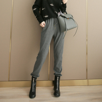 Wide leg pants women autumn and winter tapered Haren pants casual pants women Autumn 2019 new trousers women