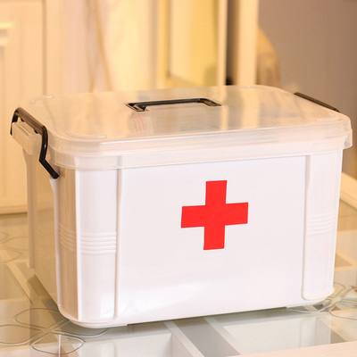 收纳博士特大号医药箱铁箱