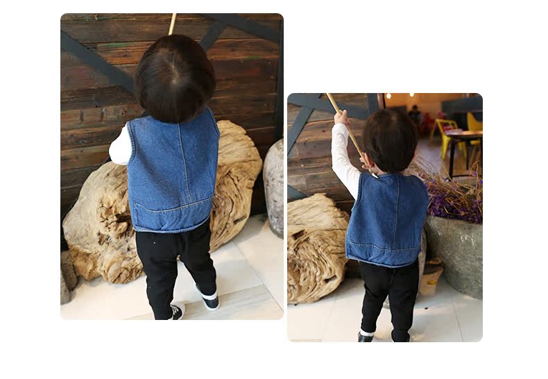Gilet garcon & en toile - Ref 2067374 Image 12
