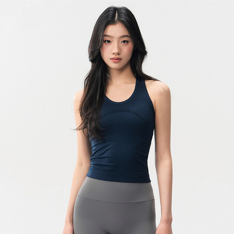 Lulu Nofvmo Yoga Vest for Women, All-In-One Sports Quick-Drying Shock-Proof Running Bra, Fitness Outerwear with Beautiful Back