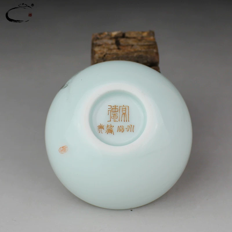 Коллекция чайных пар Jingdezhen Hexiang пастельная лилия чайник ручной росписифарфоровый чайный набор набор для чая чашка чаша одна чашка