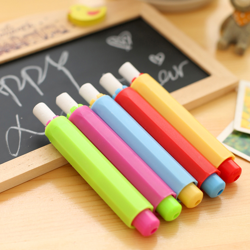 Full of new creative chalk set extender chalk clip teachers for children environmental protection, safety and practical