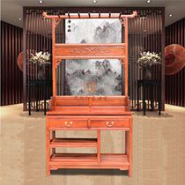 Mahogany furniture Burmese rosewood large fruit rosewood solid wood Chinese coat rack shoe rack mahogany shoe rack storage rack