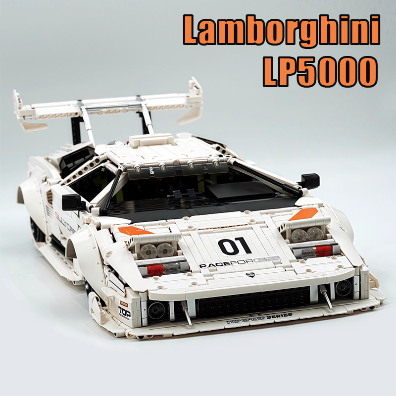 Guli 10649 Lamborghini Lp5000 Retro Sports Car Electric Remote Control 1:8 Building Block Model Boys' Gift Guli 10649 Lamborghini Lp5000 Retro Sports Car Electric Remote Control 1:8 Building Block Model Boys' Gift