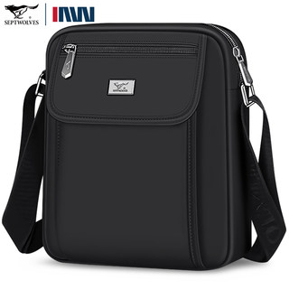 七匹狼单肩包男士包包斜挎包男款2026新款时尚男包外出便携小背包