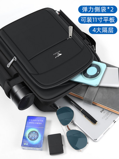 Septwolves-Bolso de hombro para hombre, bandolera, novedad de 2026, Mochila pequeña portátil para salir, papá