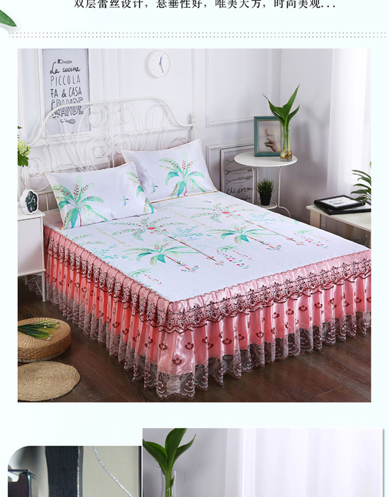 Giường váy lụa băng mat mat mat mat mat gấp lụa 1.8m mùa hè giường nước đá - Thảm mùa hè giá đệm nước everon