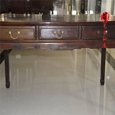 Hội trường bàn gỗ hồng mộc sơn đỏ gỗ sơn đỏ nhúng trong Nanmu gỗ gụ đồ gỗ rắn gỗ hồng phong cách Ming - Bàn / Bàn bàn gỗ nhỏ