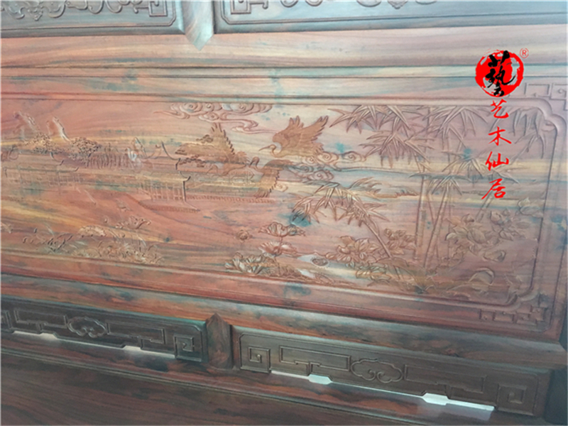 Nội thất gỗ gụ Lào đỏ hồng thân voi bộ sofa 10 bộ sofa gỗ gụ Sian gỗ hồng mộc - Bộ đồ nội thất giường ngủ giá rẻ