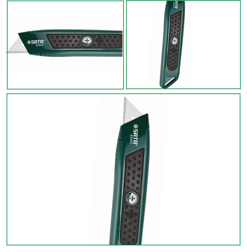 世达工具SATA安全实用刀壁纸刀墙纸刀美工刀架贴膜刀片93442-阿里巴巴