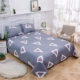 Đơn nhung flannel giường ngắn sang trọng màu đơn giản mùa đông ấm tấm