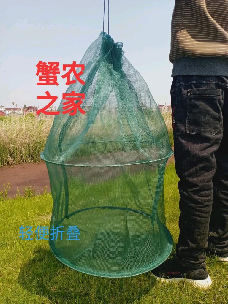Fish cage cage eel Loach extra large folding fishing net Fish shrimp cage crab small box net shot 2 pieces