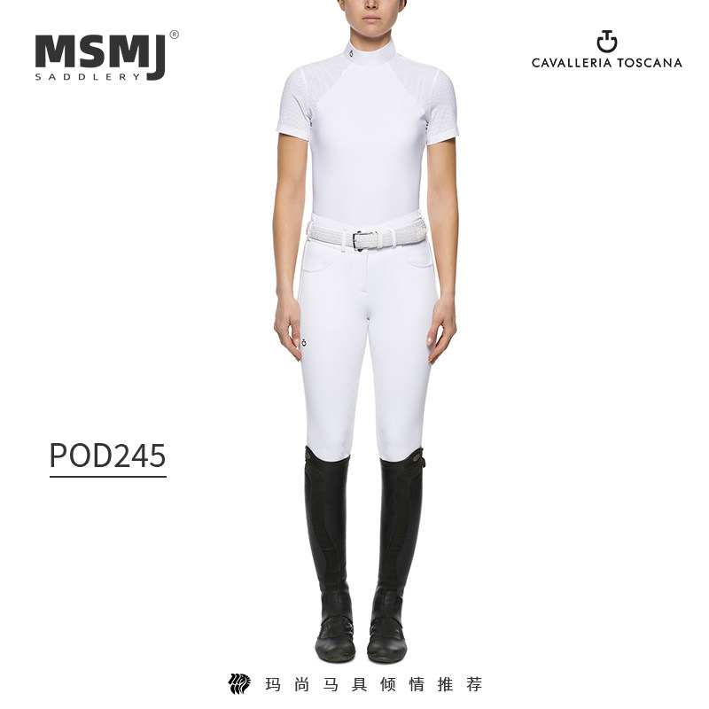 Women's Equestrian Short Sleeve T-Shirt Adult Horseback Riding Long Sleeve Shirt Horseback Equipment Italian CT Equestrian Costume