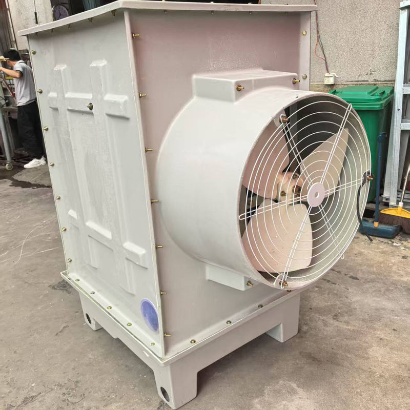 Manufacturer Supplies Cooling Towers/Side-Outlet Cross-Flow Square Fiberglass Cooling Towers from the Brands Lingke/Lingdian
