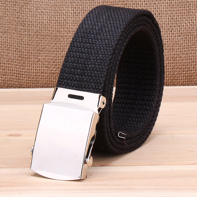 Army fan nylon outer belt male black multifunction outdoor camouflak Canvas Tactical Casual Automatic Buckle Strap-Taobao