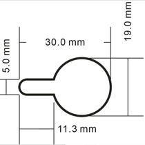 30X19pet insulation strip pvc sheet CR2032 Button battery isolation Mylar transparent plastic sheet