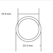 Phi 2 2 5 X Phi 1 8 8 doorbell aluminium plastic plate special double-sided adhesive thin adhesive 3ametc adhesive ring seat sticker