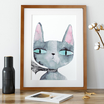 Solid wood picture frame framing JAM Paper 2 and a half 4 open 8K sketch White Side hanging wall photo frame simple lining watercolor A3 A4