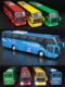 New product 5 door alloy double-decker bus model simulation tourist bus bus bus children's toy car