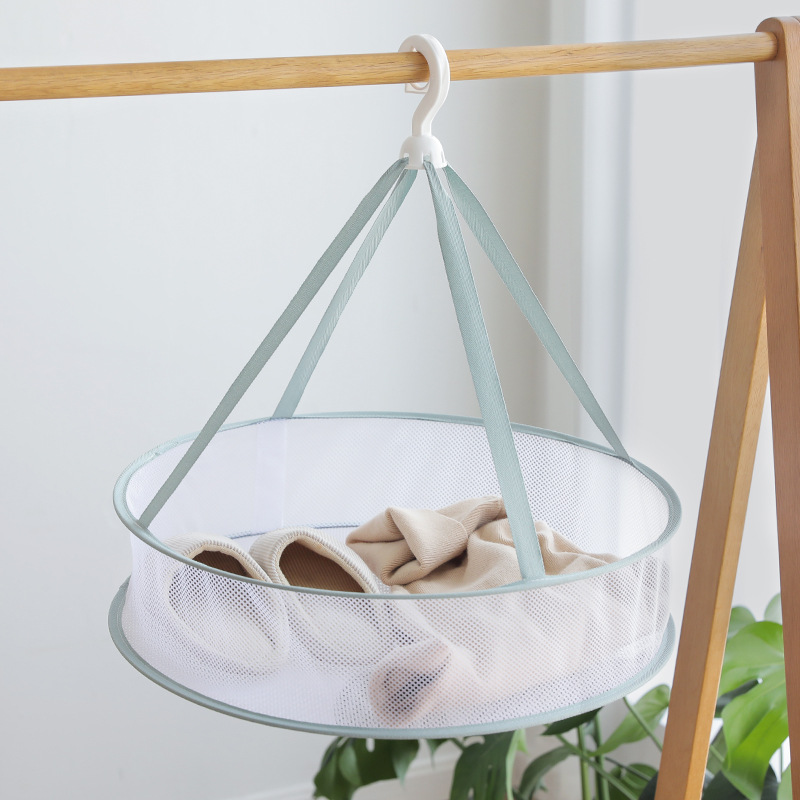 Clothes basket drying net drying net clothes tiled net pocket home drying socks artifact sweater special drying rack