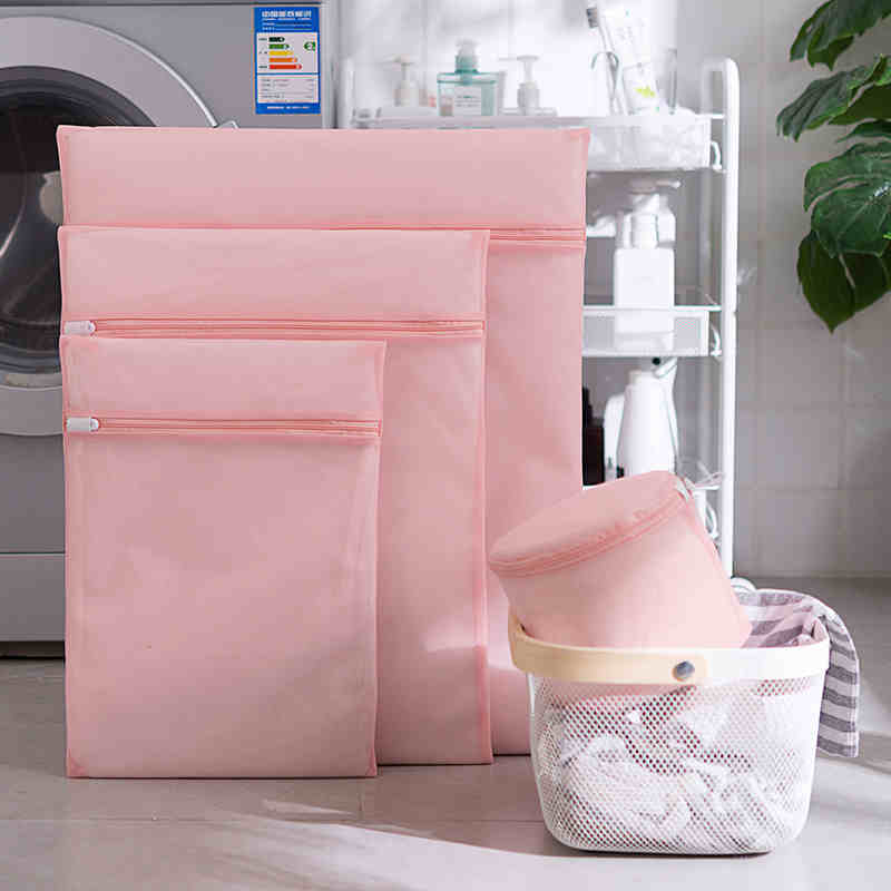 Protective Laundry Bag Washing Machine Machine Wash Private Network Bag Wash Sweater Clothes Underwear Plus Size Mesh Pocket Home Anti-Deformation