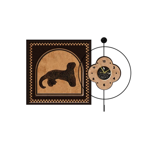 Декоративная роспись для столовой во французском стиле в стиле ретро, высококачественная картина с часами, фоновая настенная живопись для гостиной, обеденного стола, креативная комбинированная настенная роспись, живопись