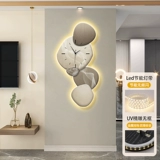 Декоративная роспись столовой Шилайрун, роспись часов, подвесная картина с подсветкой, роспись настенных часов в стиле ваби-саби, роспись настенных часов, роспись новых подвесных часов