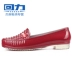 Chiến binh / kéo trở lại giày đi mưa thời trang nữ thấp giúp giày ngắn giày đơn ủng đi mưa cao su Rainshoes