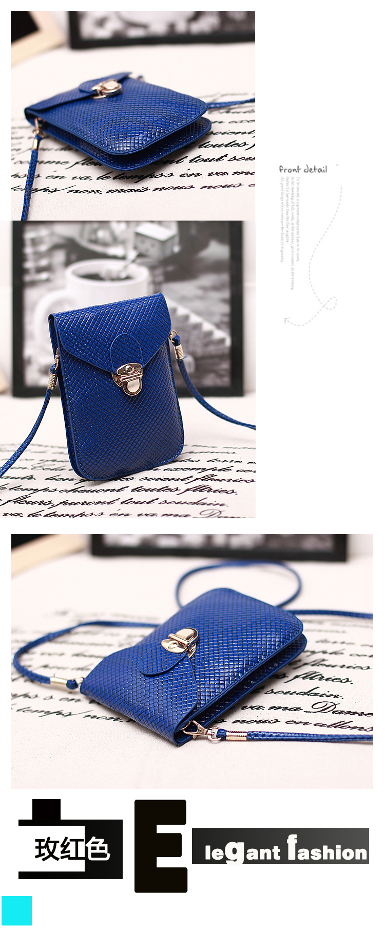 Sony Ericsson của Phụ Nữ Thời Trang Vai Chéo Mini Pouch 2018 Mới của Hàn Quốc Phụ Nữ Túi Điện Thoại Di Động Dệt Bag Coin Purse túi xách đeo chéo